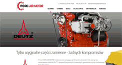 Desktop Screenshot of hydroairmotor.pl